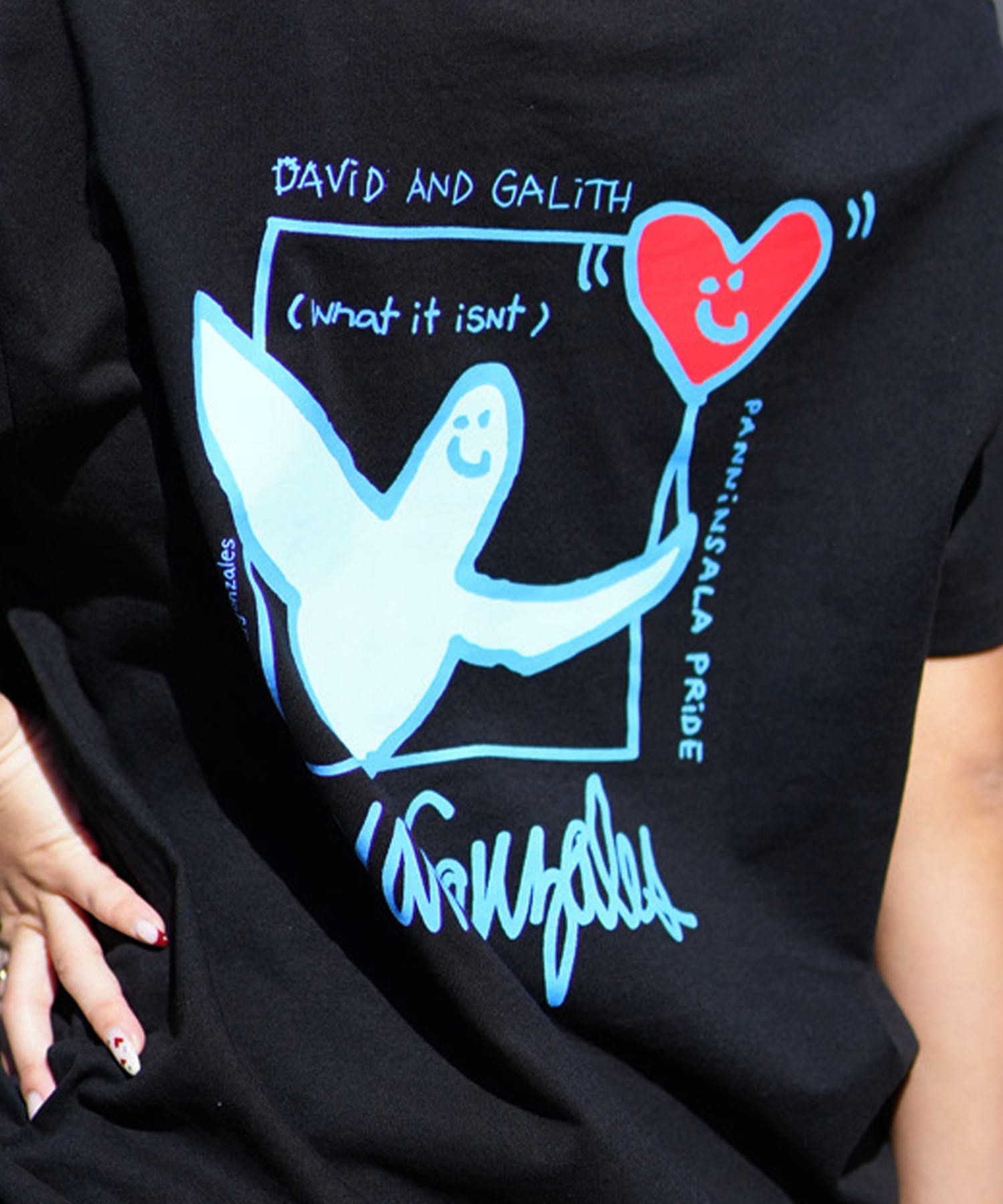 【ムラサキスポーツ限定】(What it isNt)ART BY MARKGONZALES レディース 半袖 Tシャツ 2H7-14550(BK-M)