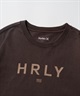 Hurley ハーレー レディース Tシャツ 半袖 ショート丈 クロップ丈 ロゴ プリント シンプル ヘビーウェイト WSS2421020(WHT-M)