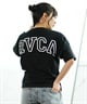 【クーポン対象】RVCA ルーカ BE043-221 レディース 半袖 Tシャツ バックプリント(GNB0-S)