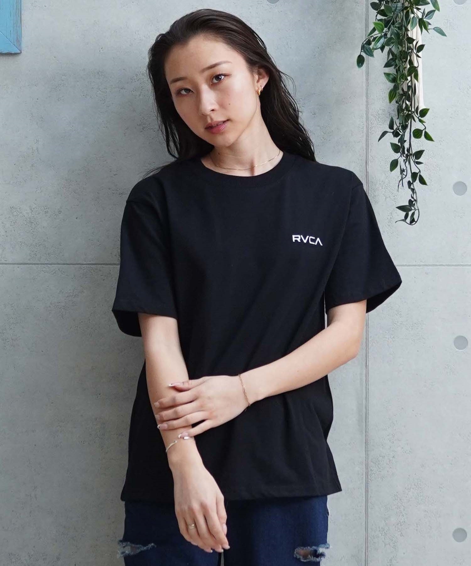 【マトメガイ対象】【ムラサキスポーツ限定】RVCA ルーカ レディース 半袖 Tシャツ バックプリント BE043-P20(WHT-S)