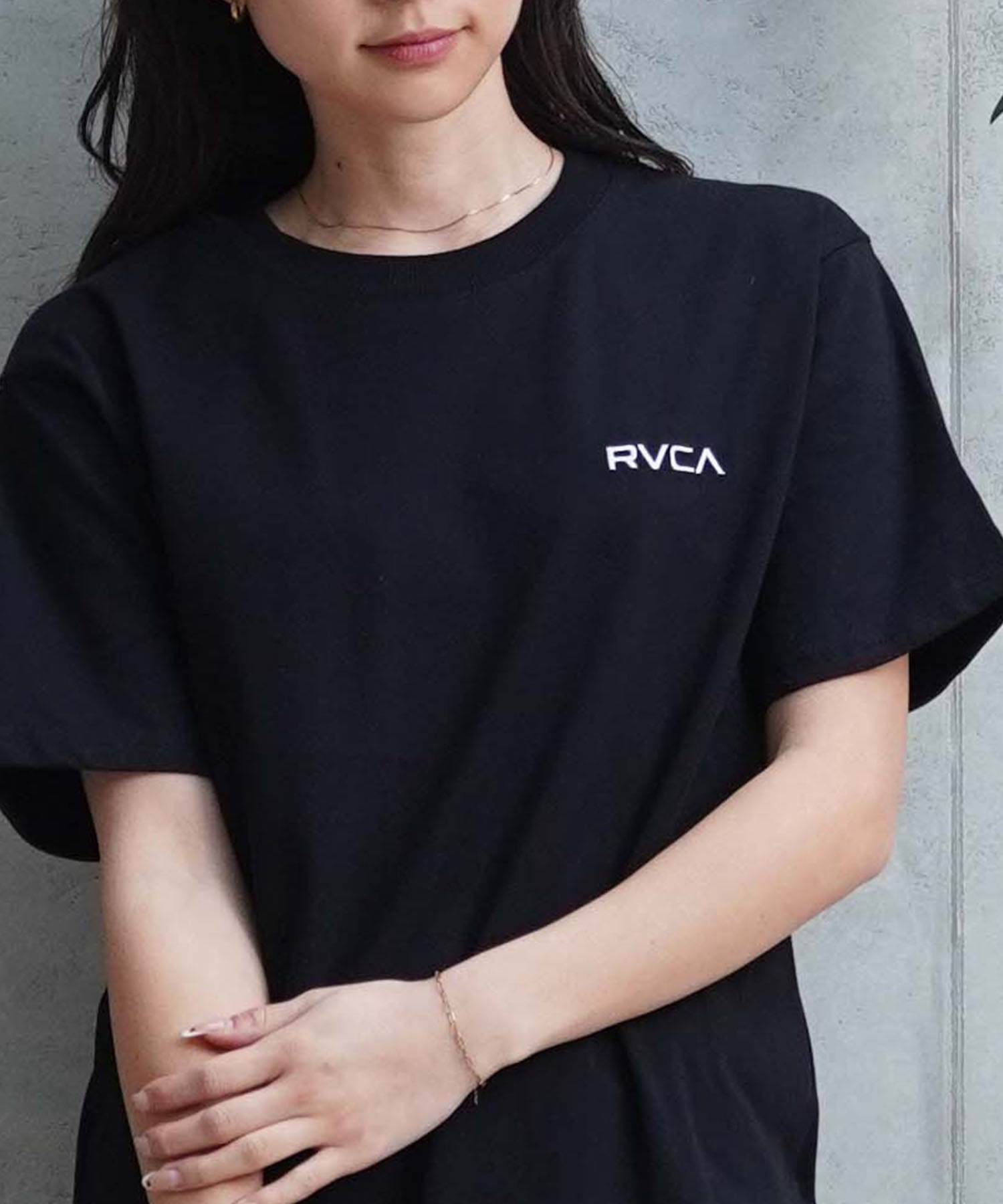 【クーポン対象】【ムラサキスポーツ限定】RVCA ルーカ レディース 半袖 Tシャツ バックプリント BE043-P20(WHT-S)