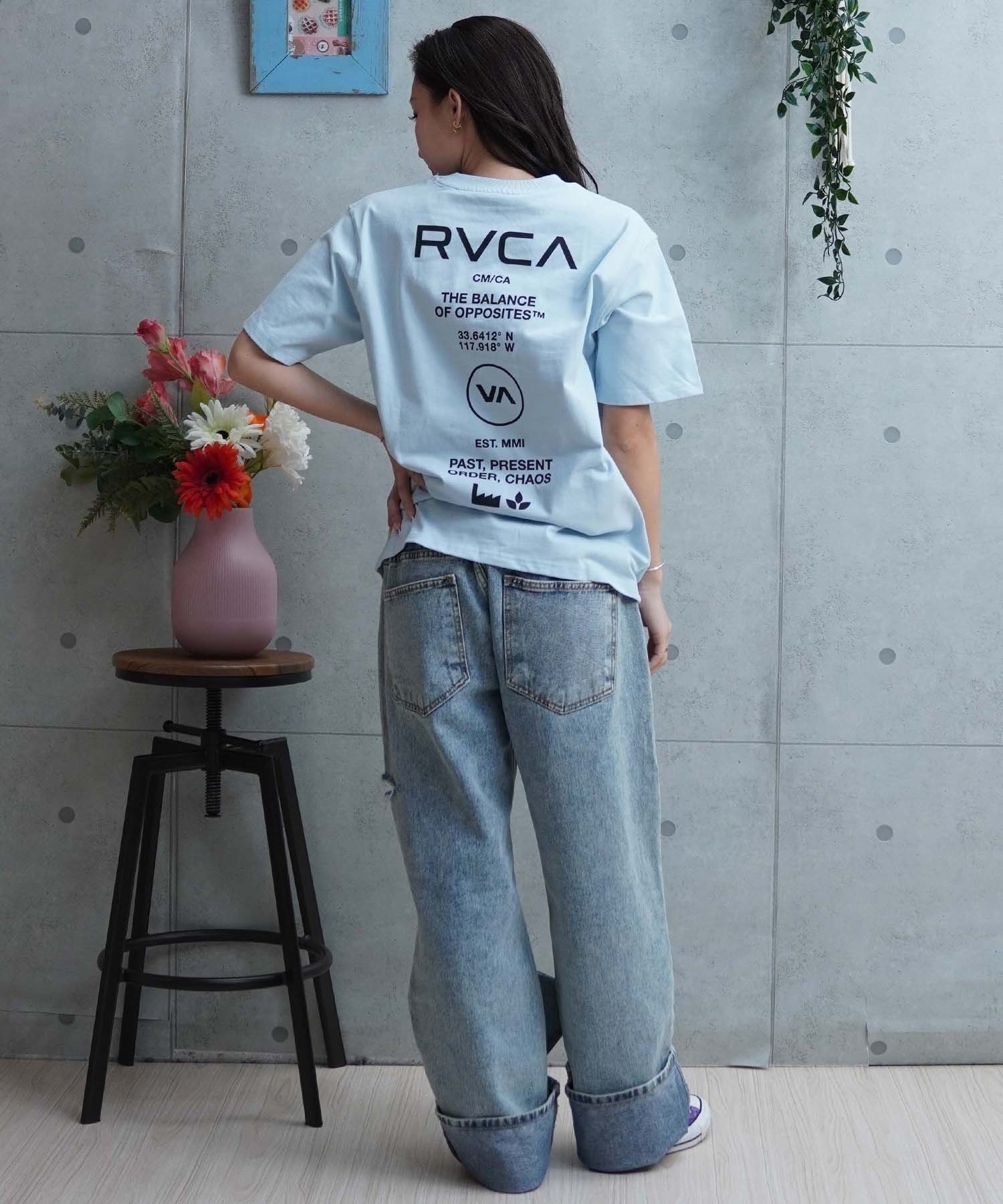 【クーポン対象】【ムラサキスポーツ限定】RVCA ルーカ レディース 半袖 Tシャツ バックプリント BE043-P20(WHT-S)