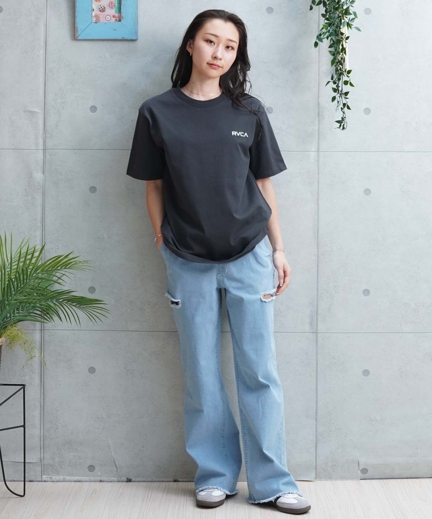 【マトメガイ対象】【ムラサキスポーツ限定】RVCA ルーカ レディース 半袖 Tシャツ バックプリント BE043-P20(PTK-S)