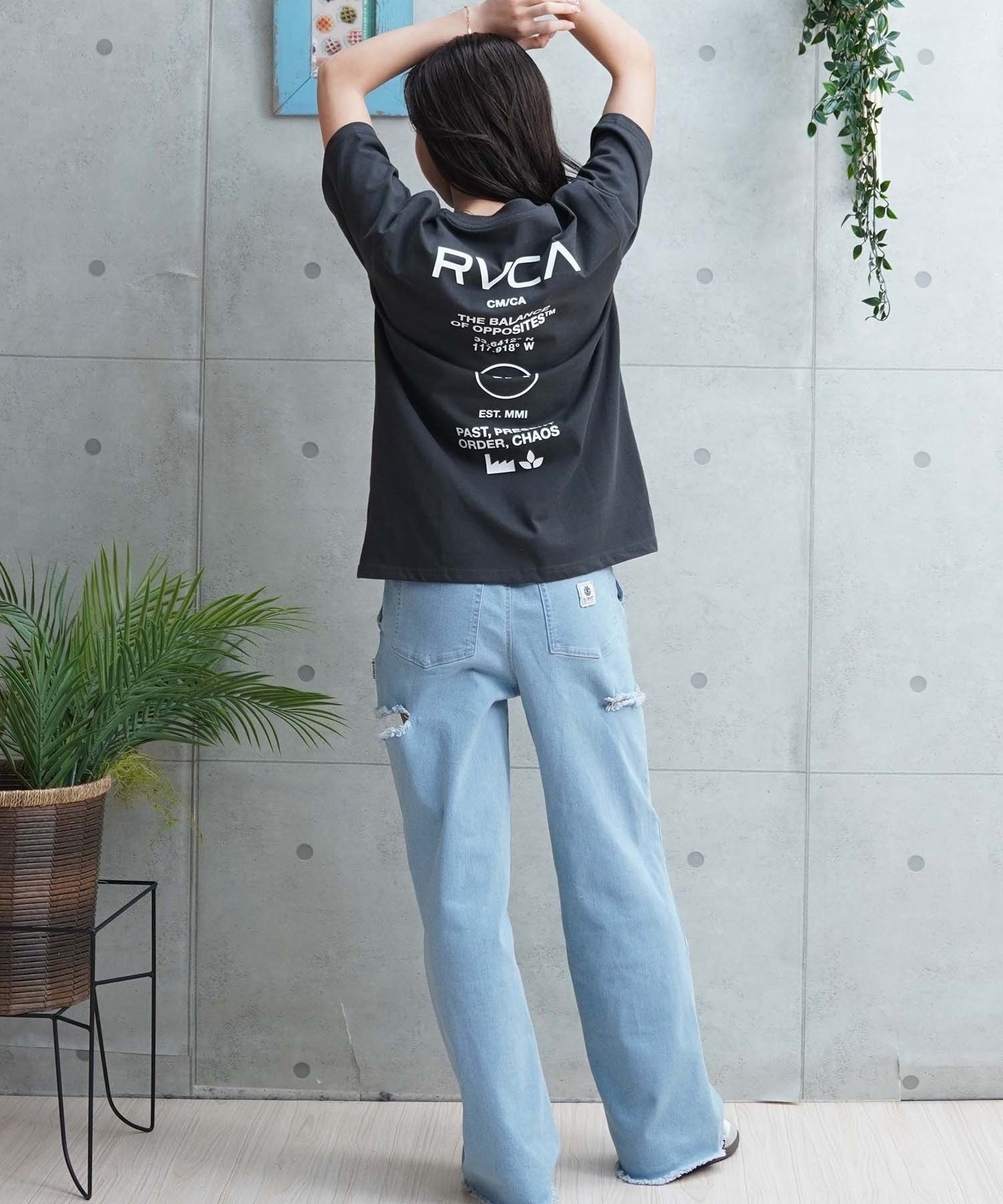 【クーポン対象】【ムラサキスポーツ限定】RVCA ルーカ レディース 半袖 Tシャツ バックプリント BE043-P20(FOG-S)