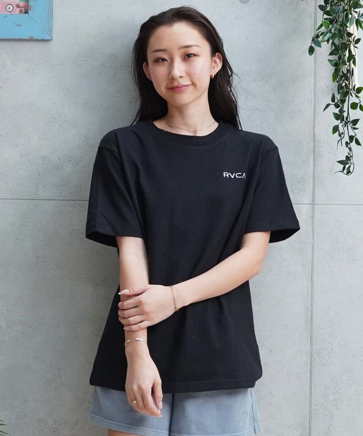 【マトメガイ対象】【ムラサキスポーツ限定】RVCA ルーカ レディース 半袖 Tシャツ バックプリント BE043-P21(WHT-S)