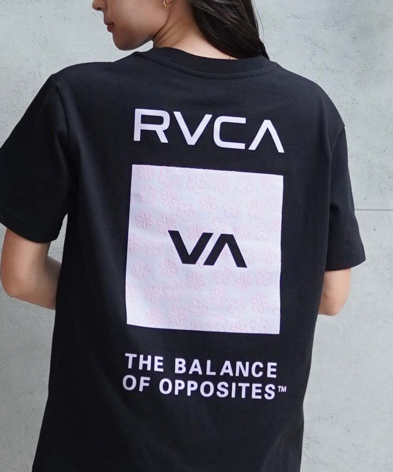 【ムラサキスポーツ限定】RVCA ルーカ レディース 半袖 Tシャツ バックプリント BE043-P21(SND-S)