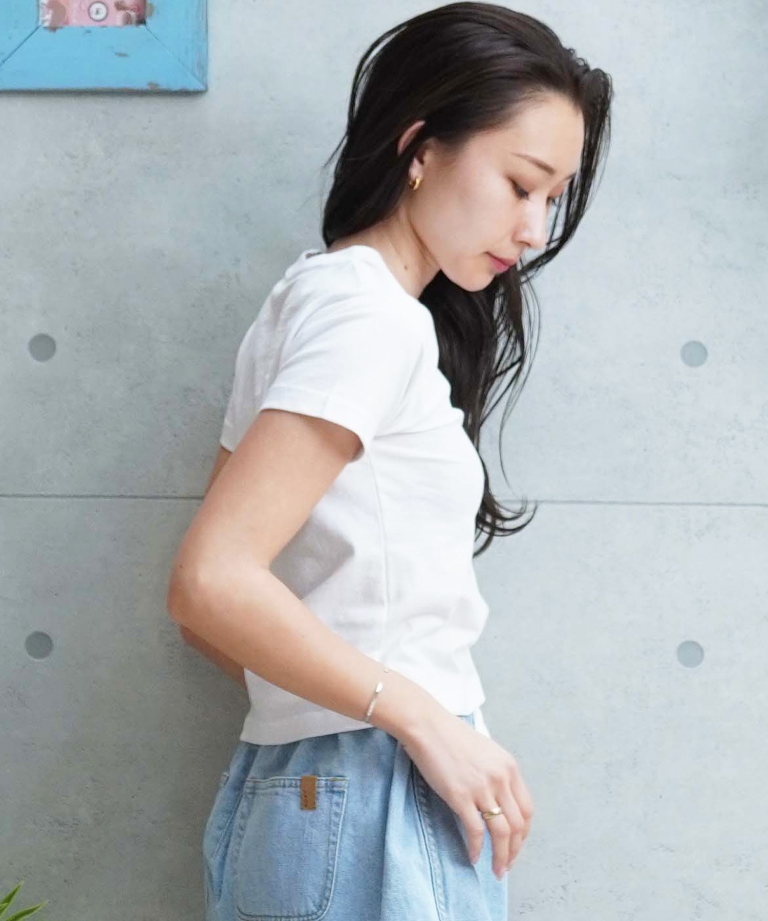 RVCA ルーカ レディース 半袖Tシャツ チビT ブランドロゴ BE043-222 