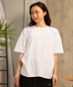 RIKKA FEMME リッカファム レディース Tシャツ 半袖 ワンポイント ロゴ シンプル ユーティリティ 水陸両用 UVカット 吸汗速乾 RF24SS06(BLK-FREE)