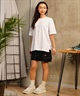 RIKKA FEMME リッカファム レディース Tシャツ 半袖 ワンポイント ロゴ シンプル ユーティリティ 水陸両用 UVカット 吸汗速乾 RF24SS06(BLK-FREE)