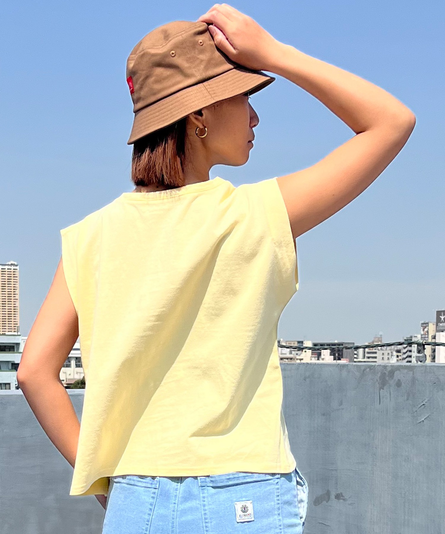 【マトメガイ対象】RIKKA FEMME リッカファム レディース カットオフTシャツ ノースリーブ RF24SS21(CGY-FREE)