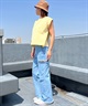 【マトメガイ対象】RIKKA FEMME リッカファム レディース カットオフTシャツ ノースリーブ RF24SS21(CGY-FREE)