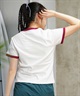 RIKKA FEMME リッカファム レディース リンガー 半袖 Tシャツ RF24SS24(RED-FREE)