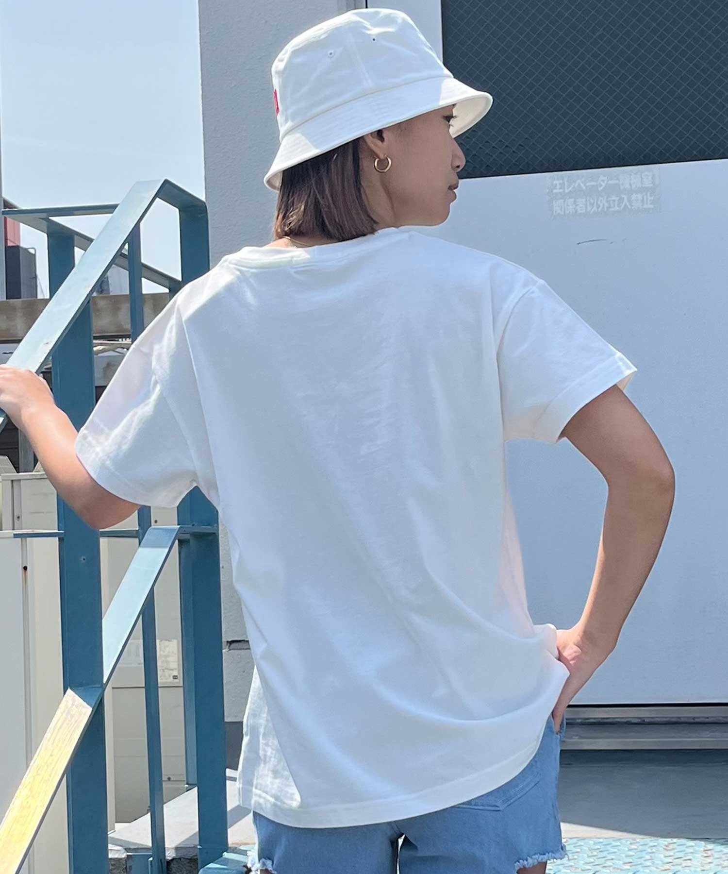 RIKKA FEMME リッカファム レディース 半袖 Tシャツ ワンポイント RF24SS25(WHT-FREE)