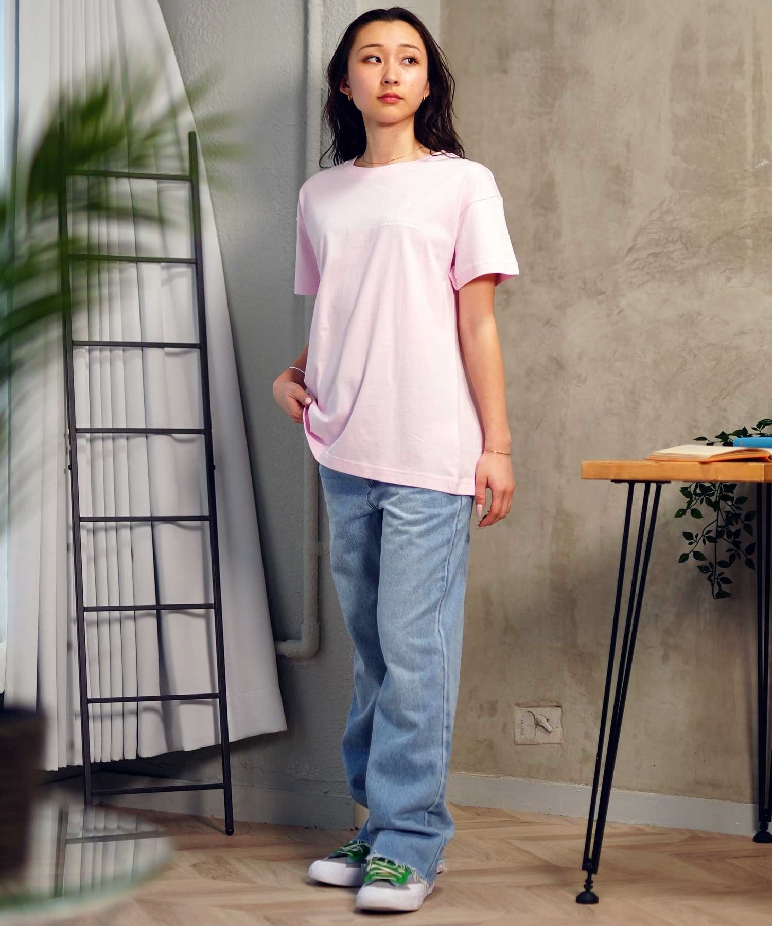 RIKKA FEMME リッカファム レディース 半袖 Tシャツ ワンポイント RF24SS25(PIN-FREE)