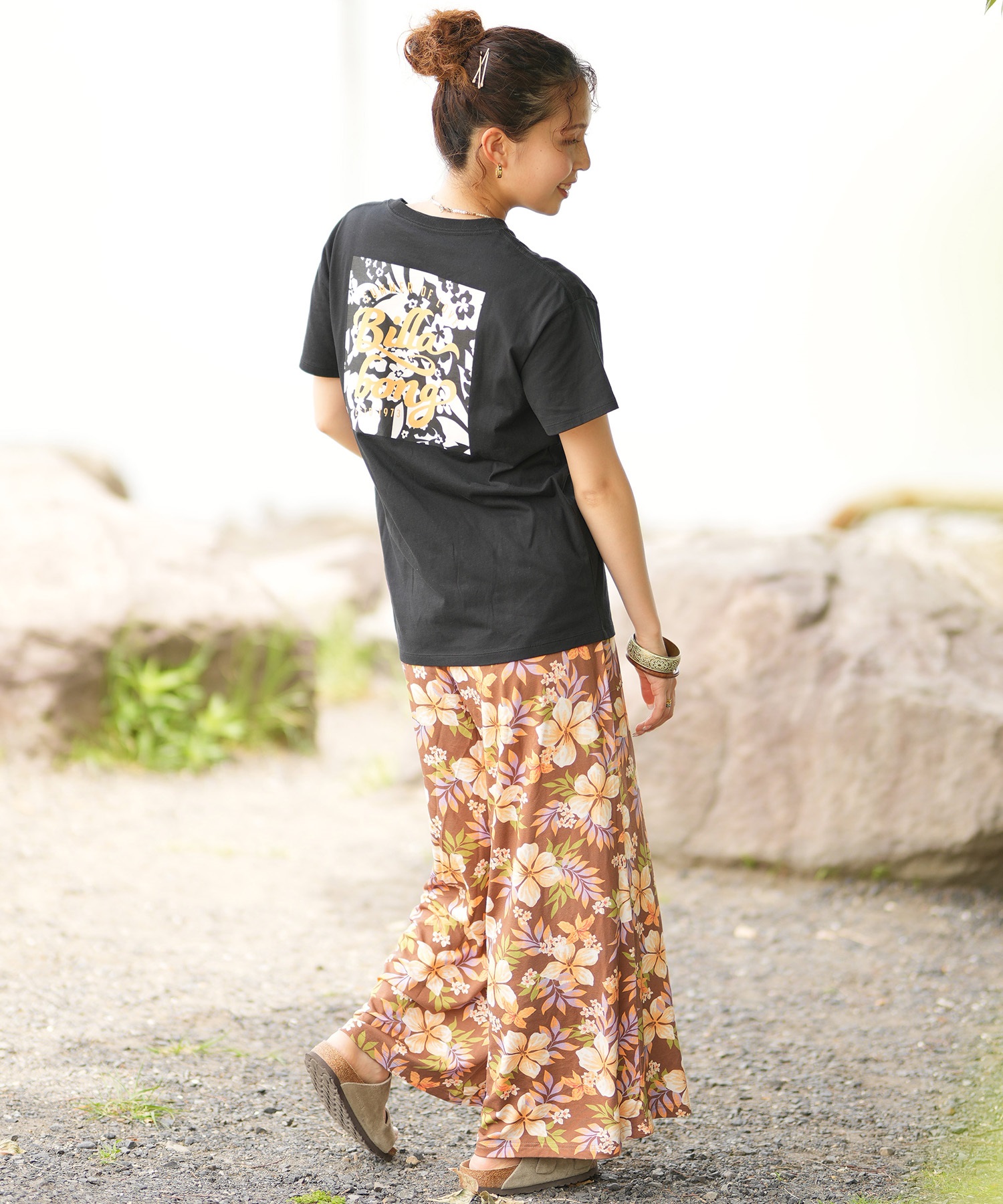 BILLABONG RHC バックプリント Tシャツ RHC Ron Herman 新品 ロンハーマン x ビラボン BILLABONG Logo