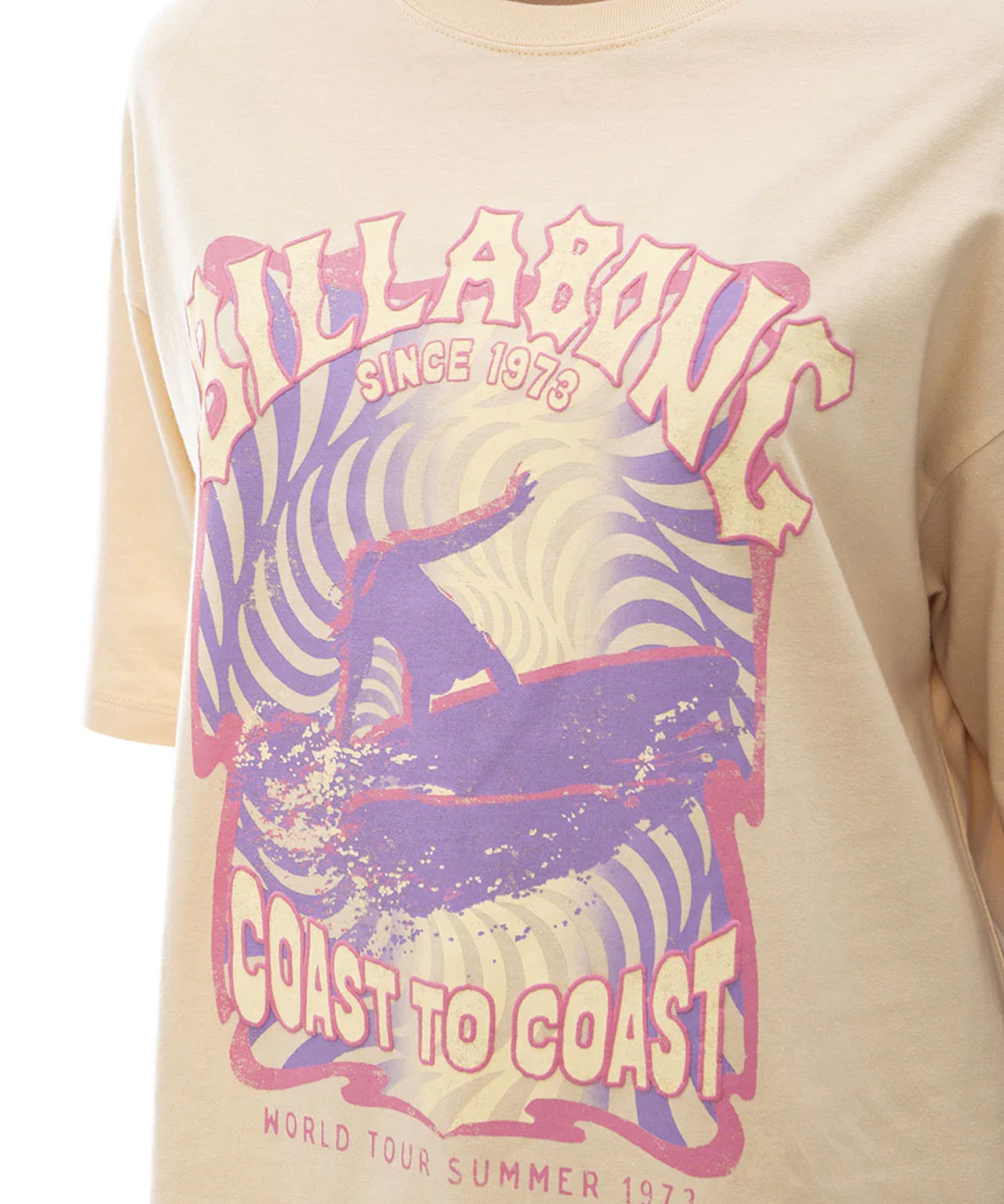 BILLABONG ビラボン レディース Tシャツ 半袖 フロントプリント