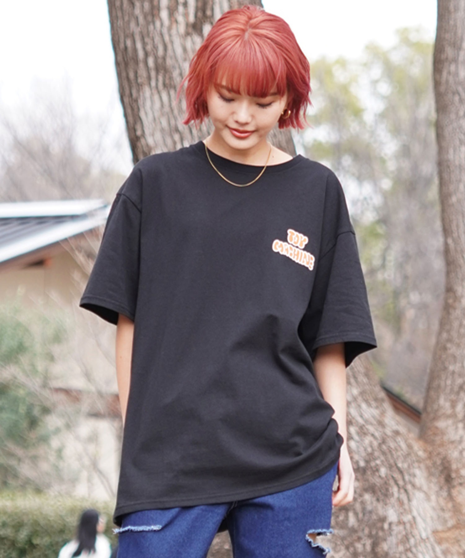 【ムラサキスポーツ限定】 TOY MACHINE トイマシーン レディース 半袖 Tシャツ オーバーサイズ DESI LTD MTMSEST18(GREEN-M)