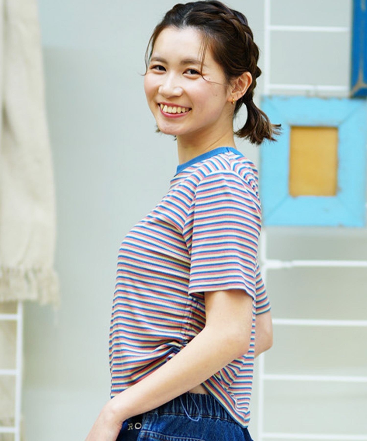 [ロキシー] SHORTSLEEVE TEE RST202031 NEO ROXY COLOR レディース WHT 日本 S (日本サイズS相当) ロキシー ROXY レディス COLORFUL EMBROIDERY TEE RST251603Y