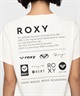 【クーポン対象】ROXY ロキシー レディース 半袖 Tシャツ バックプリント ブランドロゴ RST242625T(BRN-S)