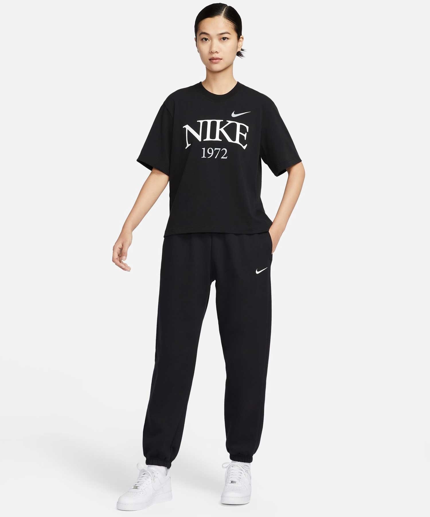 NIKE ナイキ NSW クラシックス ボクシー S S レディース 半袖 Tシャツ FQ6601-010(010-S)