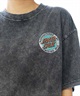 SANTACRUZ サンタクルーズ レディース 半袖 Tシャツ ピグメント加工 オーバーサイズ ユニセックス ムラサキスポーツ限定 502242433(MNRBK-M)