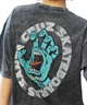 SANTACRUZ サンタクルーズ レディース 半袖 Tシャツ ピグメント加工 オーバーサイズ ユニセックス ムラサキスポーツ限定 502242433(MNRBK-M)