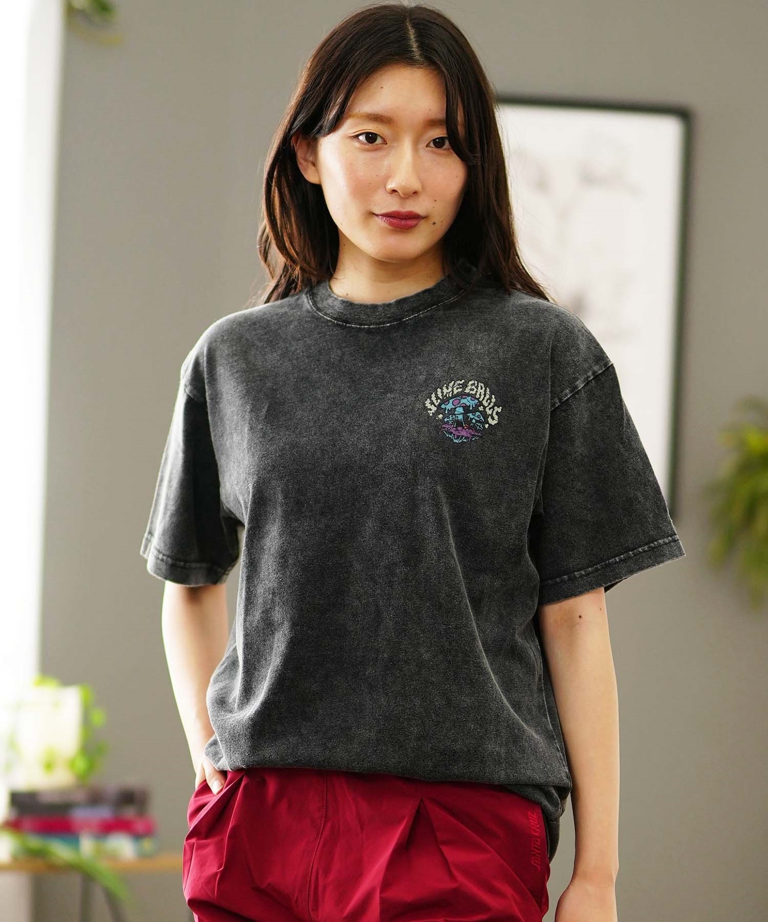 SANTACRUZ サンタクルーズ レディース 半袖 Tシャツ ピグメント