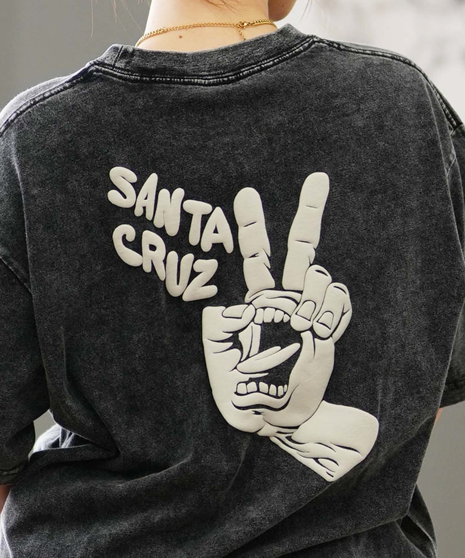 SANTACRUZ サンタクルーズ レディース 半袖 Tシャツ 発泡