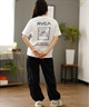 RVCA ルーカ レディース オーバーサイズTシャツ バックプリント BE04C-212(BLK-S)