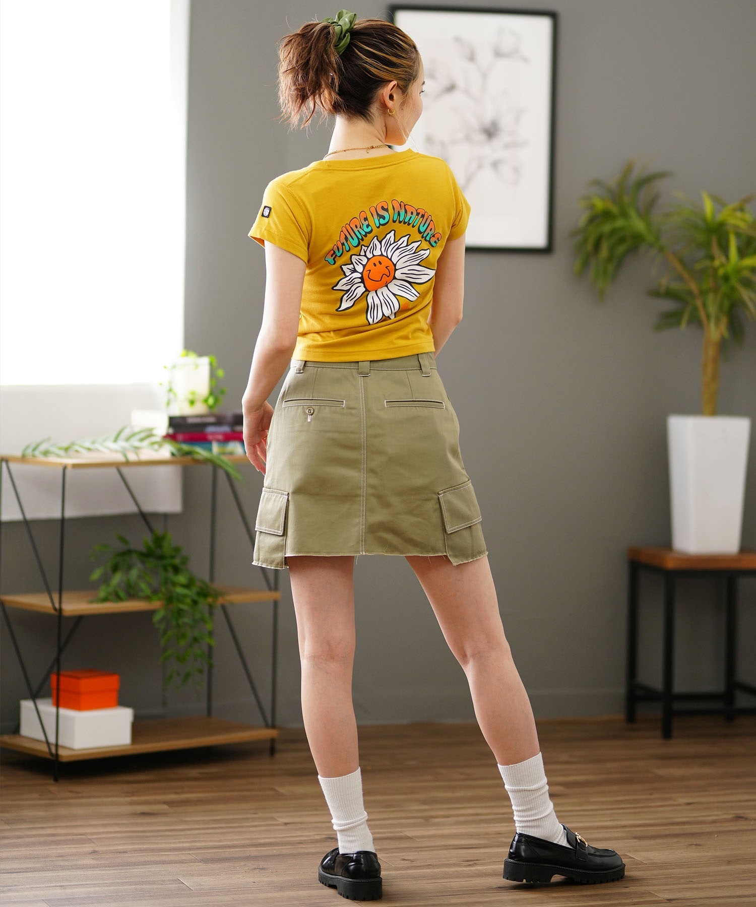 ELEMENT エレメント FLOWER CHILD MINI SS レディース 半袖 T