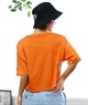 ELEMENT エレメント レディース 半袖 Tシャツ ロゴ ショート丈 クロップド丈 BE02C-261(ORG-M)