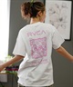 【クーポン対象】RVCA ルーカ バックプリントTシャツ レディース 半袖 Tシャツ オーバーサイズ BE04C-P21(WPK-S)