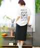RVCA ルーカ バックプリントTシャツ レディース 半袖 Tシャツ オーバーサイズ BE04C-P21(PTK-S)