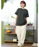 RVCA ルーカ バックプリントTシャツ レディース 半袖 Tシャツ オーバーサイズ BE04C-P21(PTK-S)