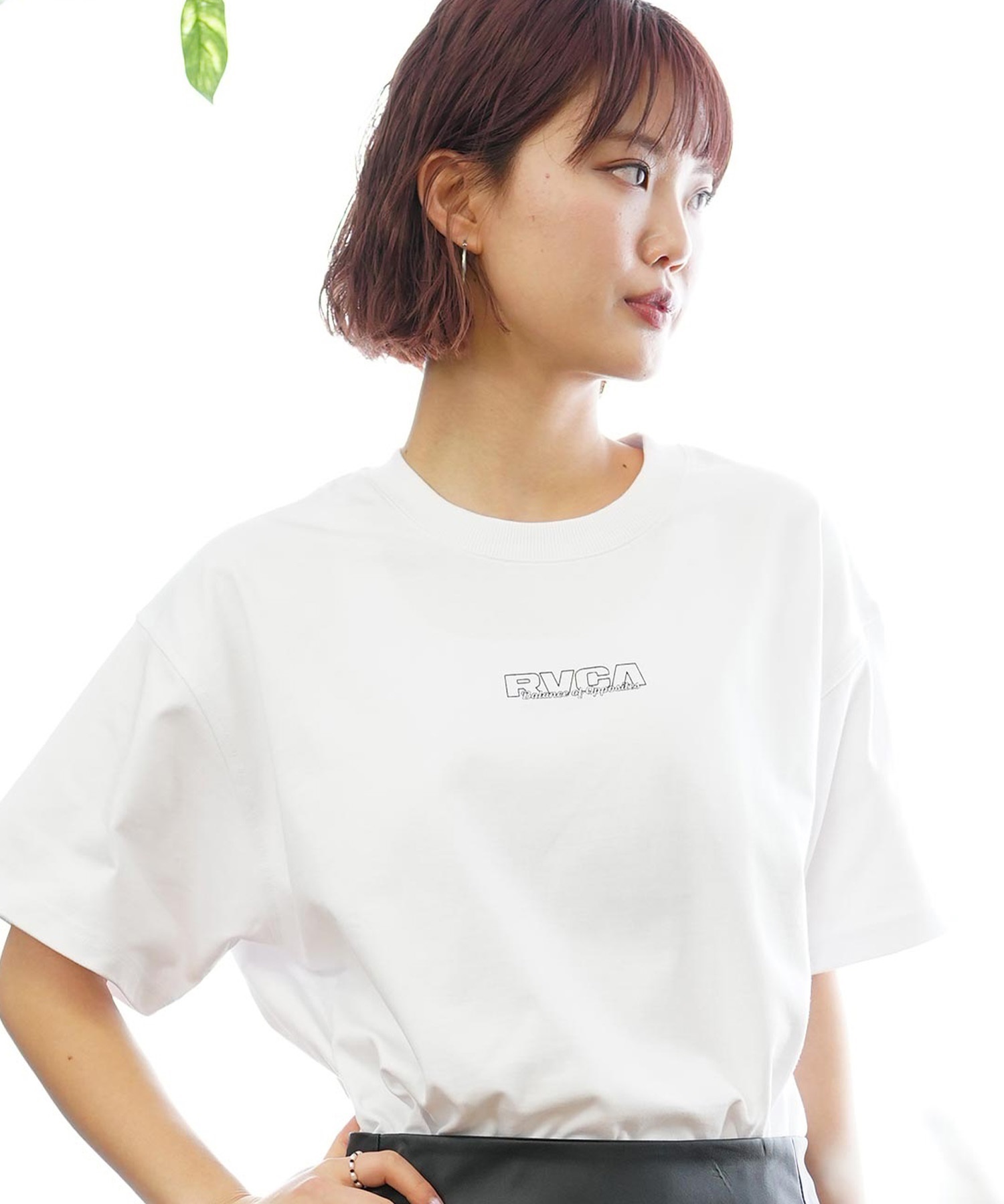 RVCA ルーカ バックプリントTシャツ レディース 半袖 Tシャツ