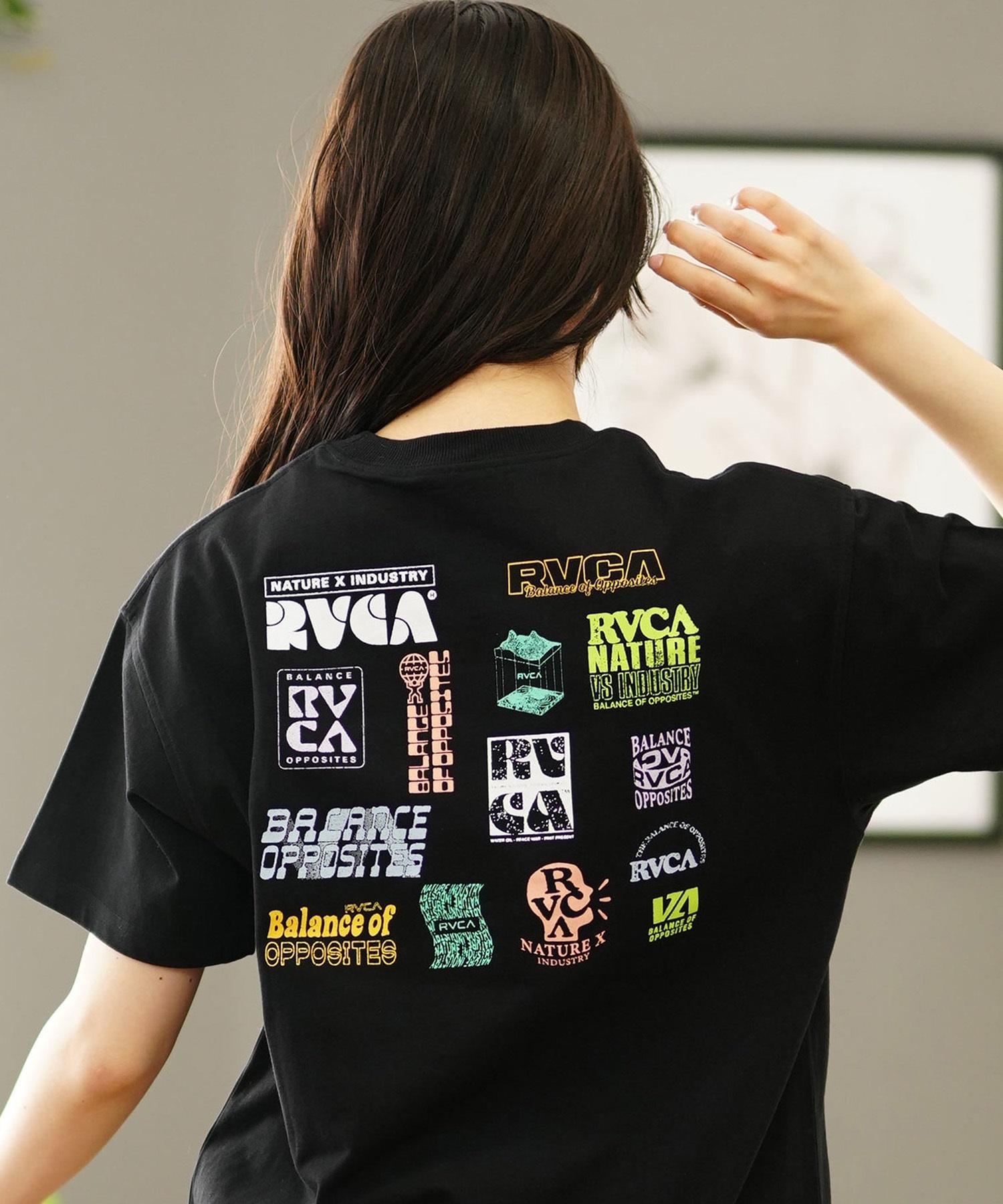 RVCA ルーカ 半袖 Tシャツ レディース バックプリント ロゴ BF04C-P23_BRJ 楽天市場】RVCA ルーカ 半袖 Tシャツ レディース バックプリント