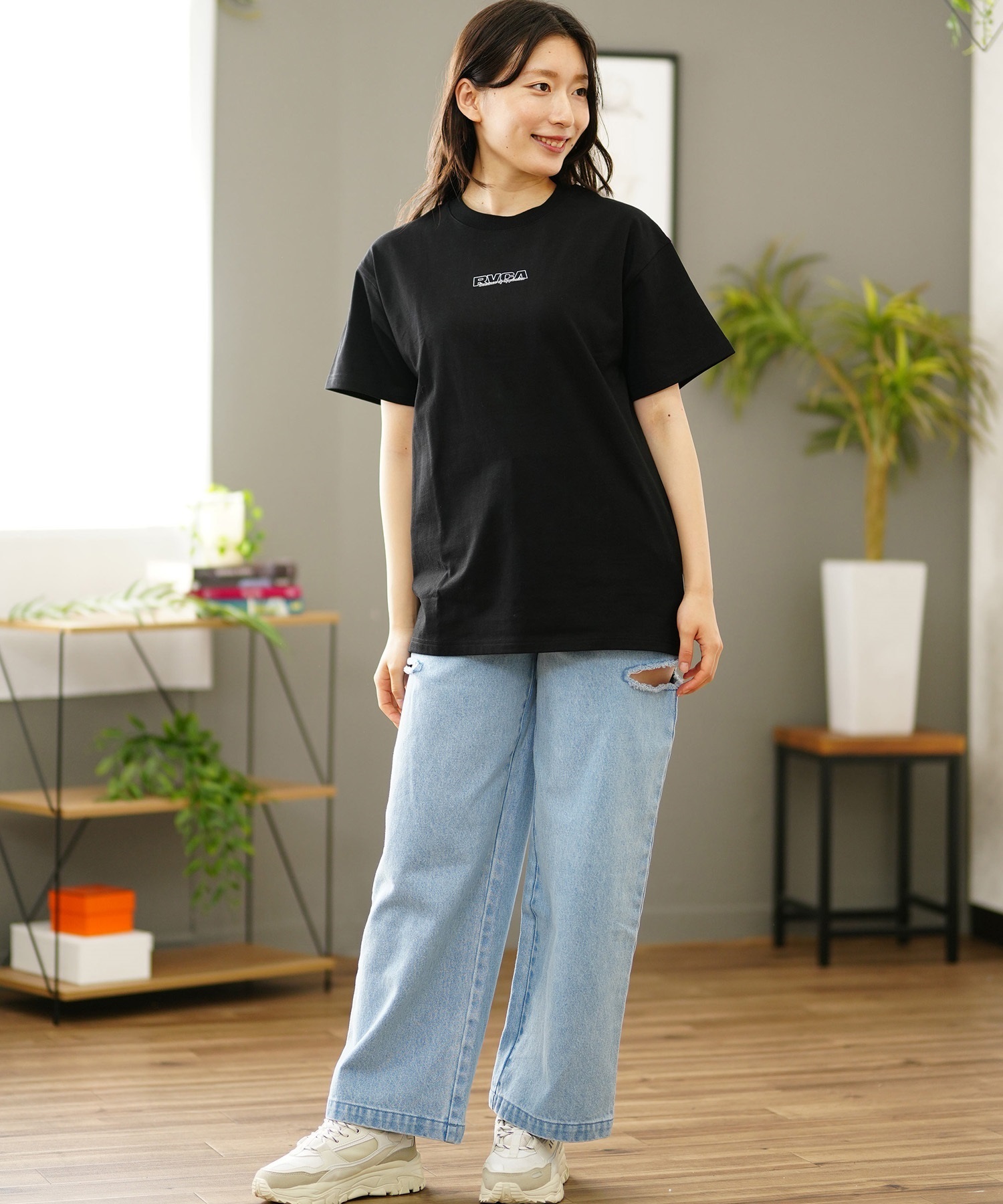 RVCA ルーカ バックプリントTシャツ レディース 半袖 Tシャツ