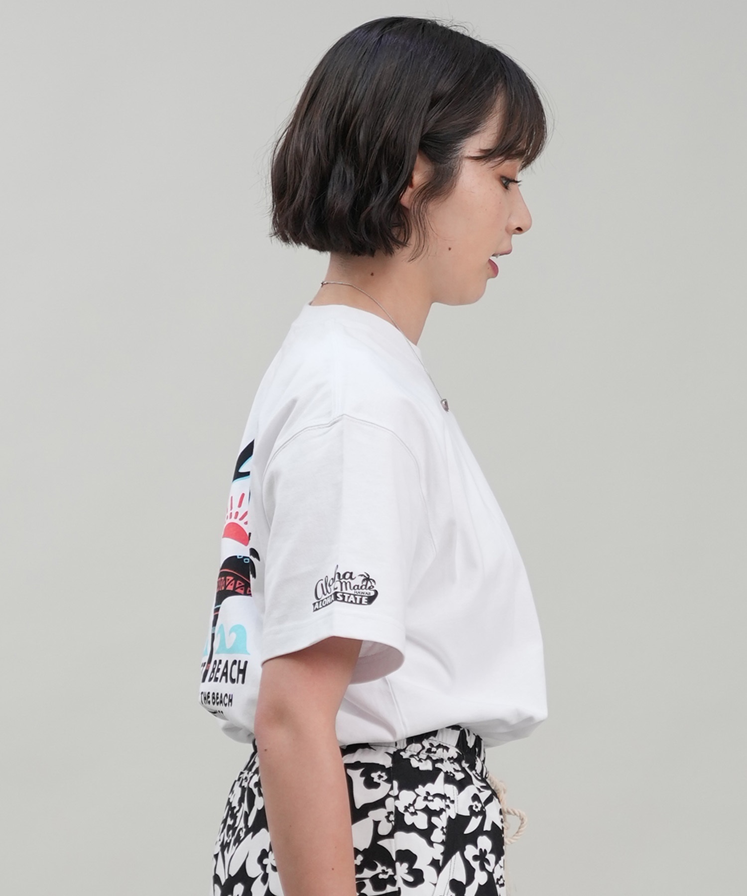 HULALANI フララニ レディース Tシャツ 半袖 バックプリント