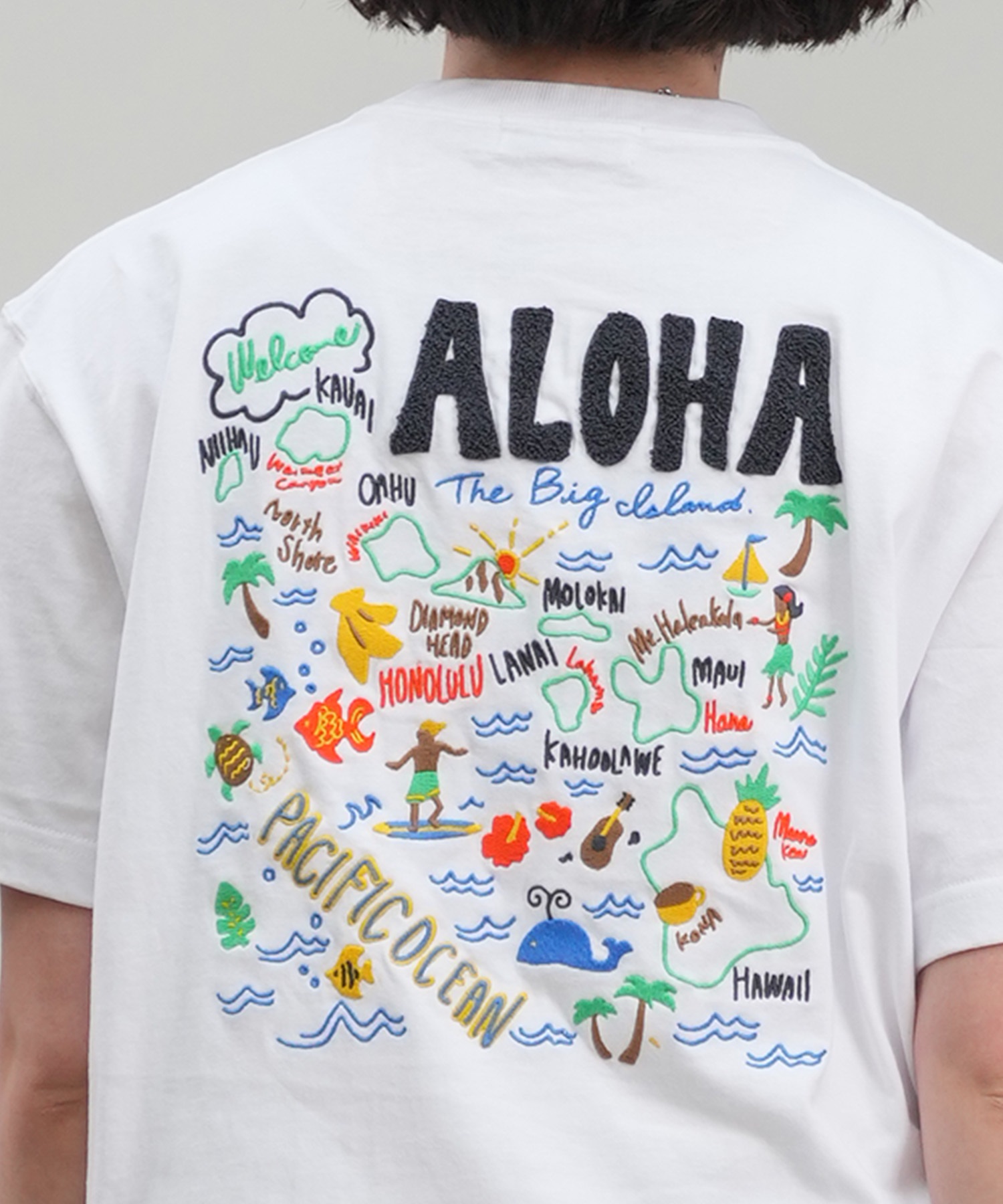 HULALANI フララニ 半袖 Tシャツ レディース バックプリント