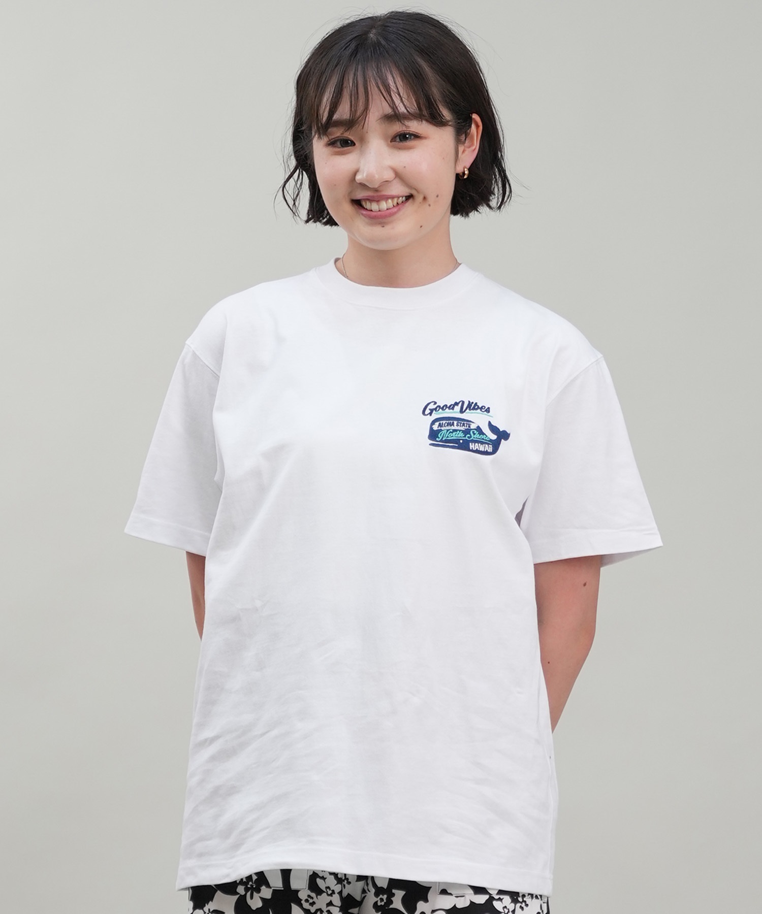 HULALANI フララニ 半袖 Tシャツ レディース バックプリント