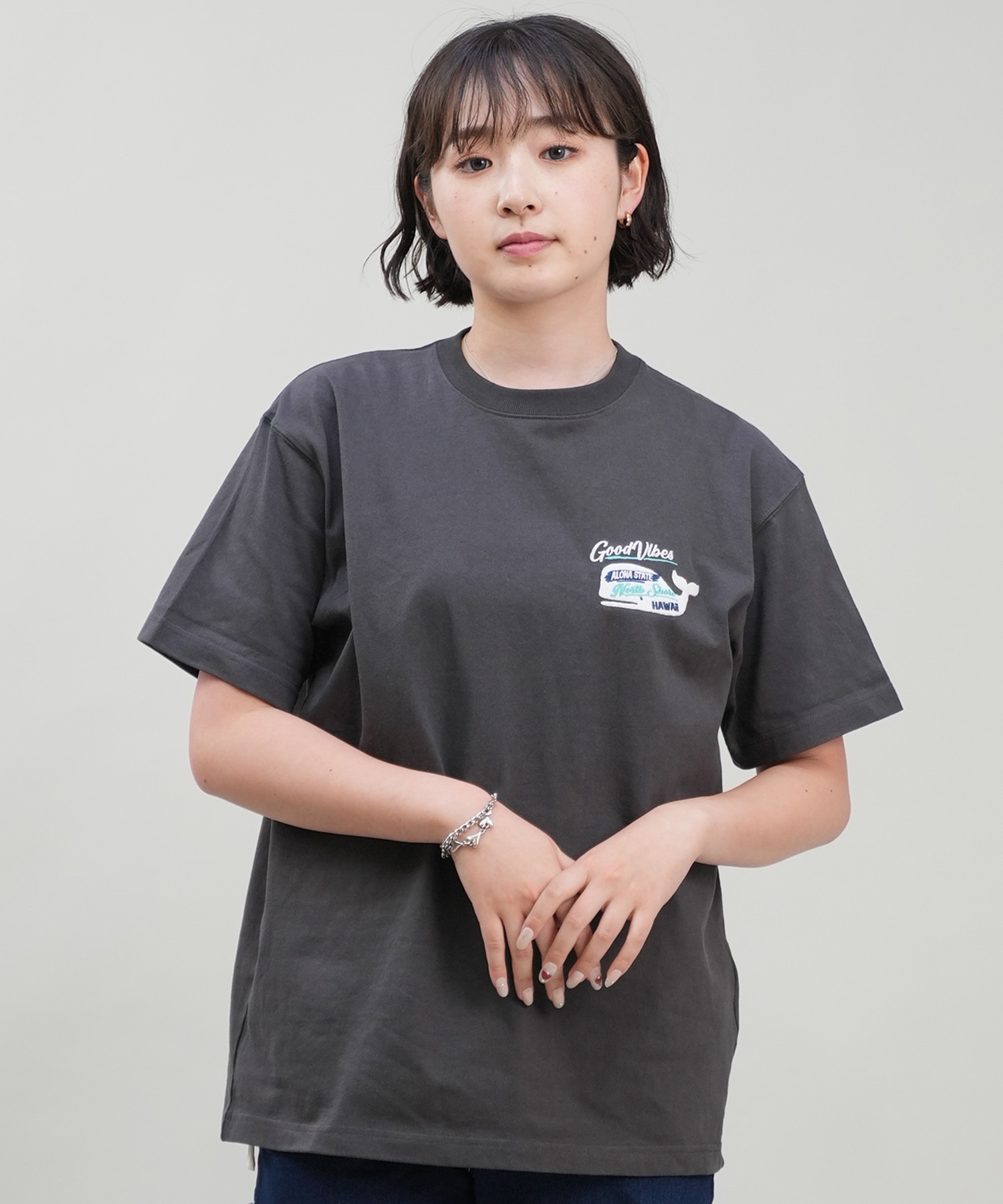 HULALANI フララニ 半袖 Tシャツ レディース バックプリント