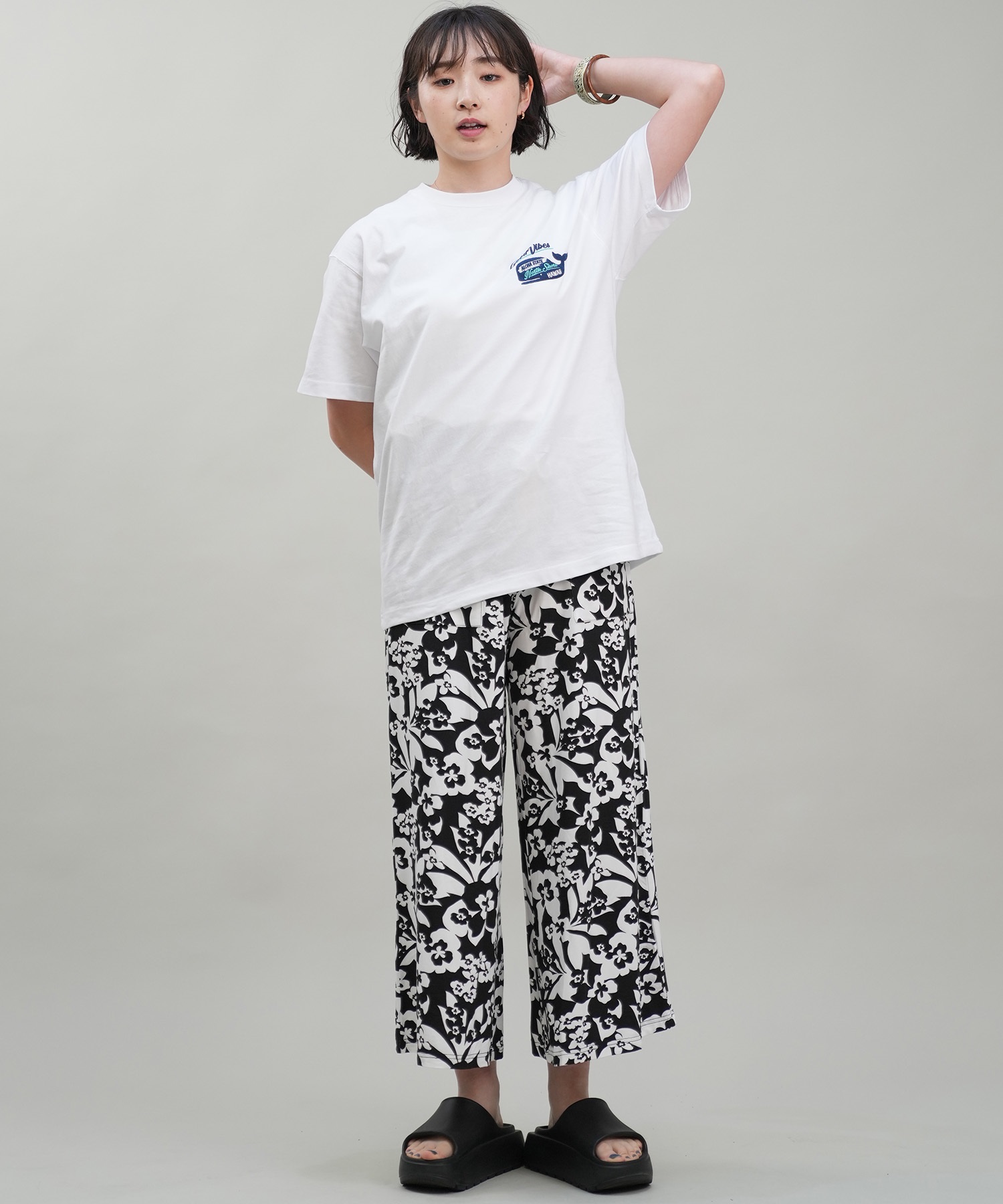 HULALANI フララニ 半袖 Tシャツ レディース バックプリント