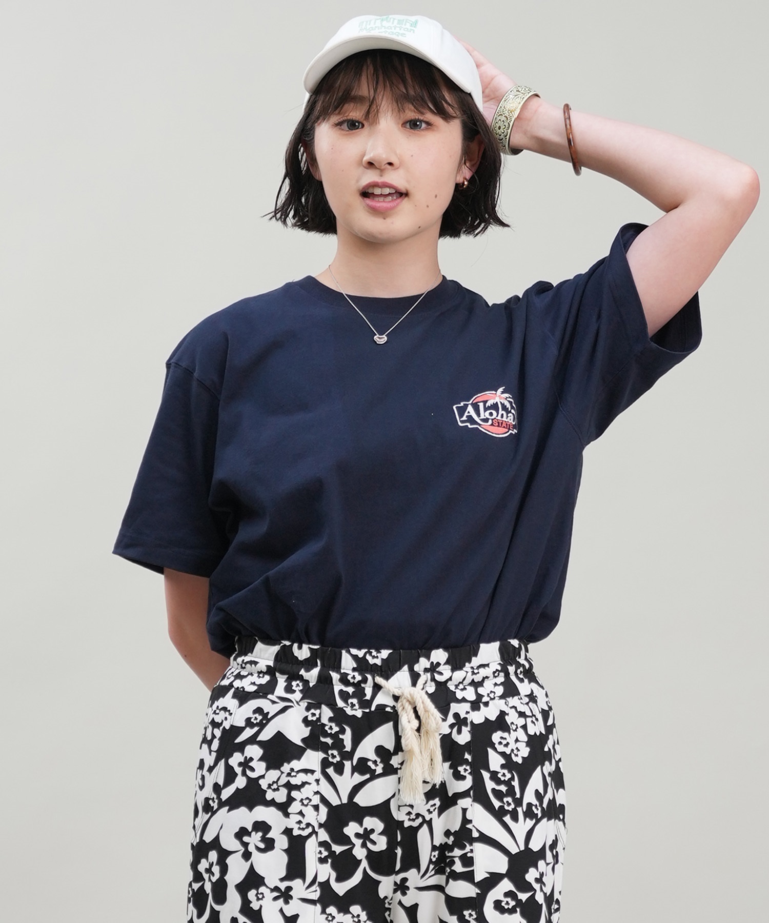 [HELAS] フラミンゴ 半袖Tシャツ ボックスミニワッフル半袖Tシャツ｜Tシャツ｜ニコル公式通販