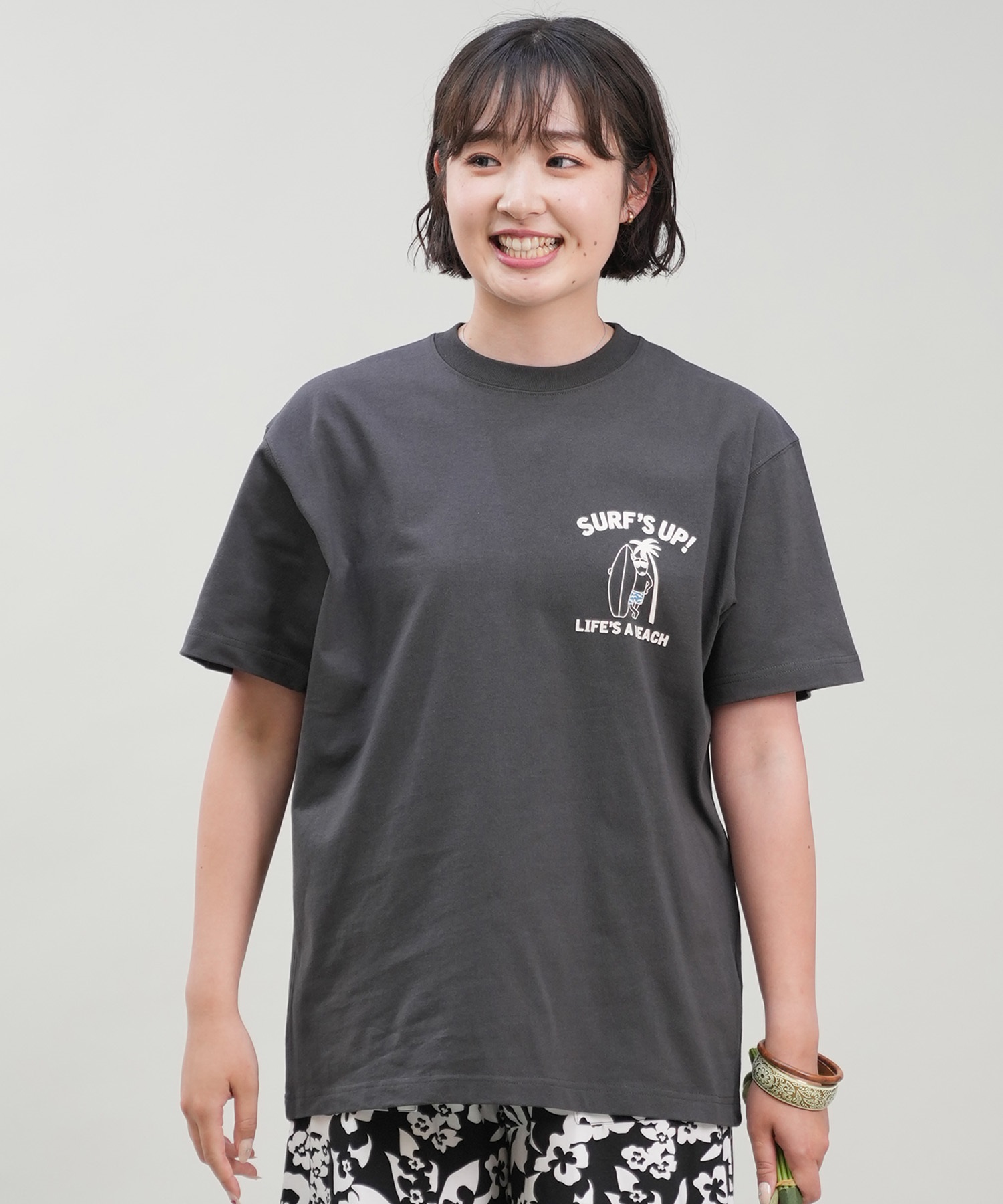ひ332 美品 プラダスポーツ Tシャツ 水色 バッグプリント チャック