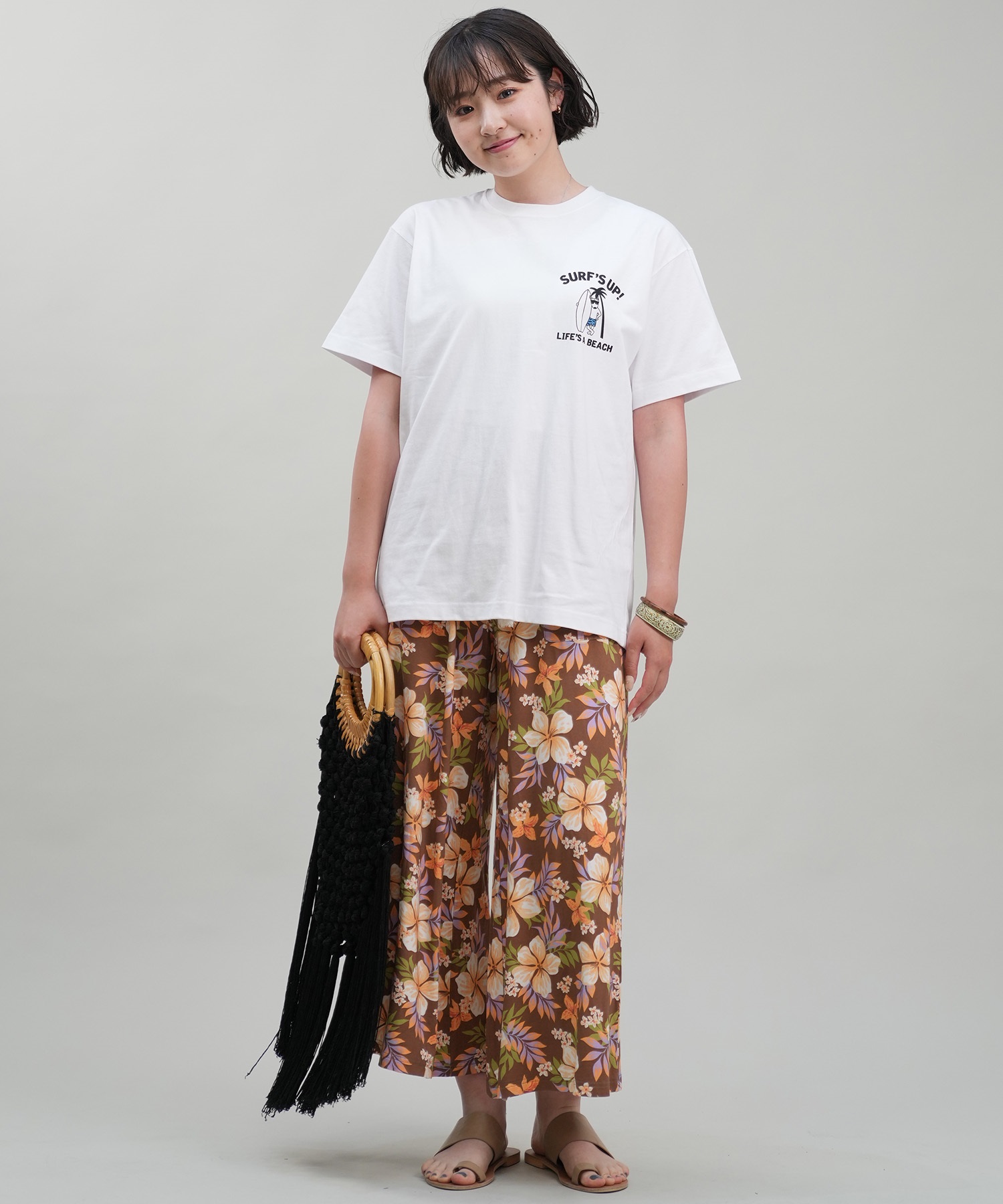 SURF'S UP サーフズアップ レディース Tシャツ 半袖 バック