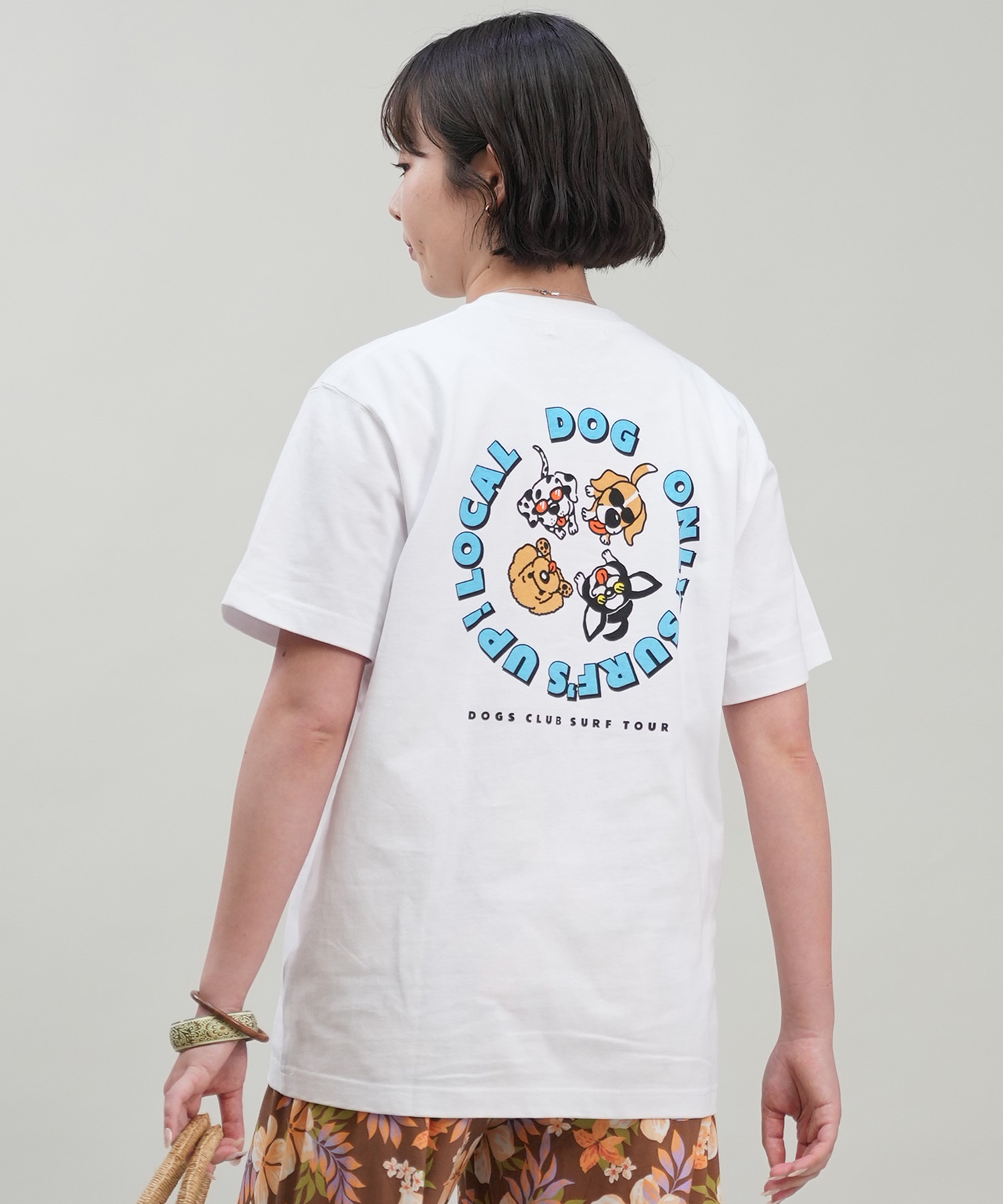 SURF'S UP サーフズアップ レディース Tシャツ 半袖 バック