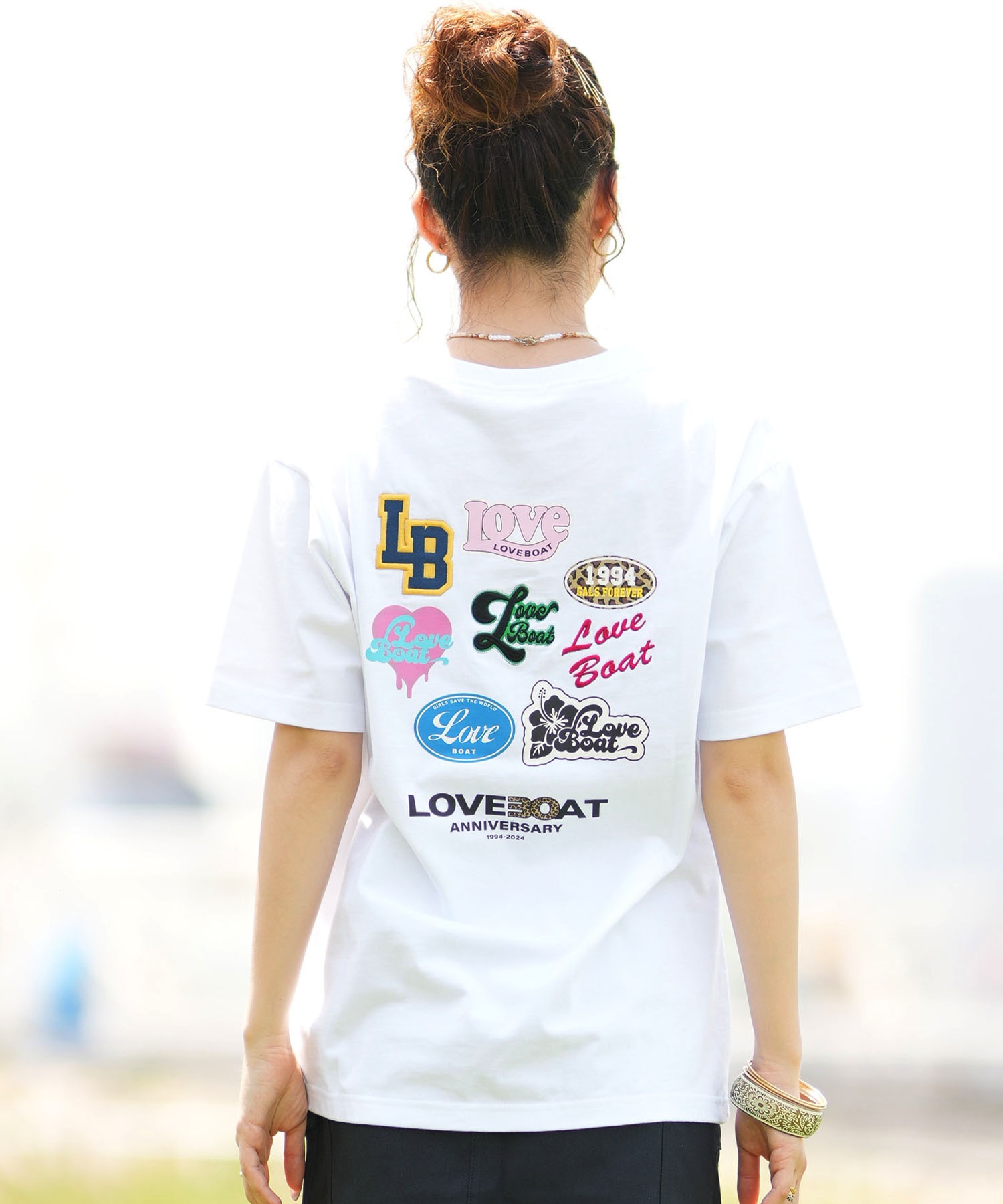 LOVE BOAT ラブボート レディース 半袖 Tシャツ バックプリント