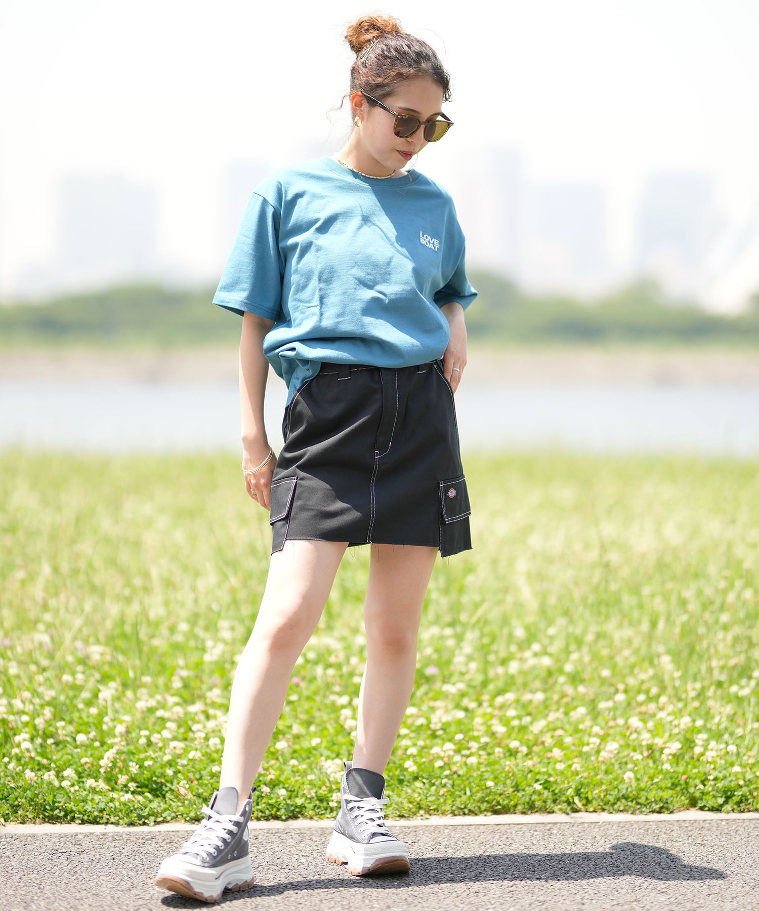 LOVE BOAT ラブボート レディース 半袖 Tシャツ バックプリント