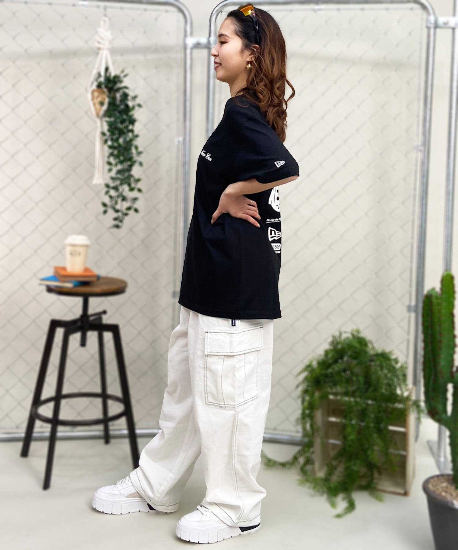 NEW ERA ニューエラ レディース 半袖 Tシャツ バックプリント NEW ERA ニューエラ レディース 半袖 Tシャツ バックプリント