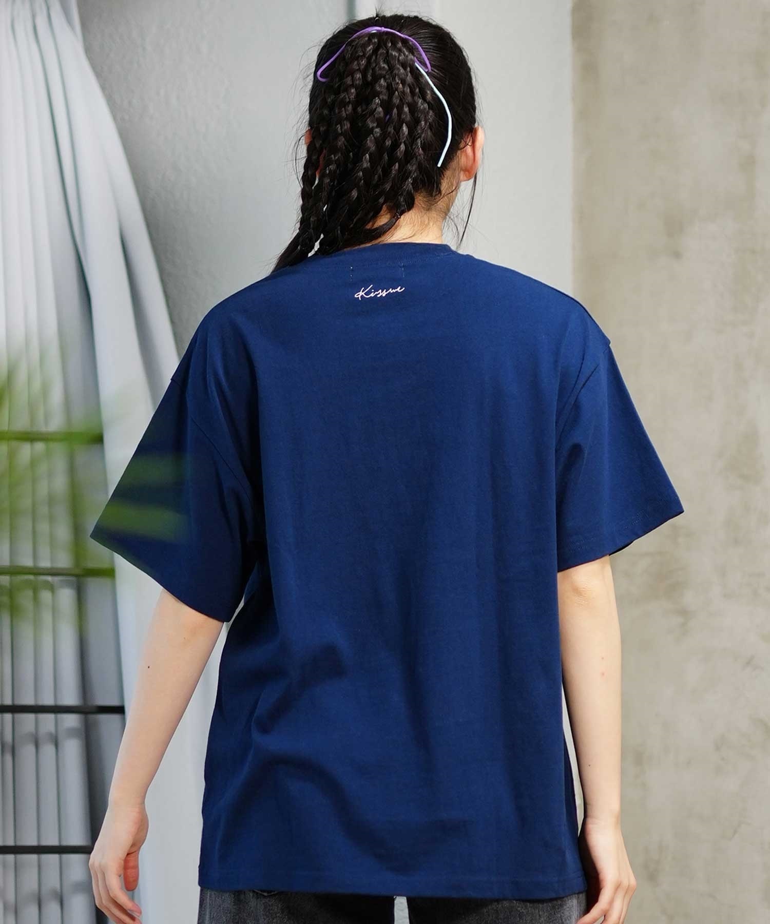 RIKKA FEMME リッカファム DESI RF24SS100 レディース 半袖Tシャツ(NAV-F)